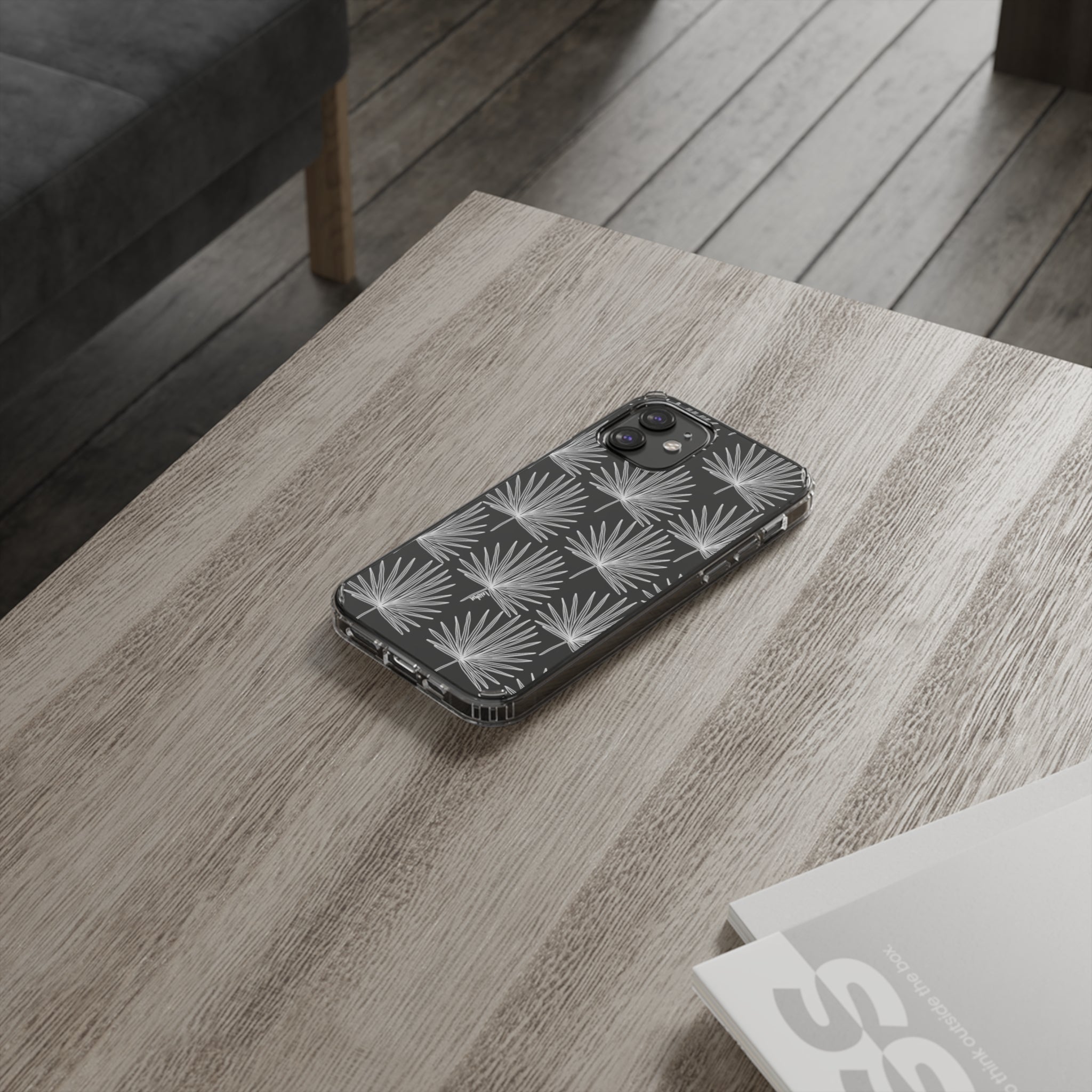 FAN PALM - Clear Case - LEIOHU DESIGNS