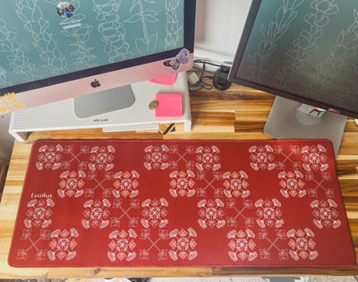 Lehua Quilt - Desk Mat
