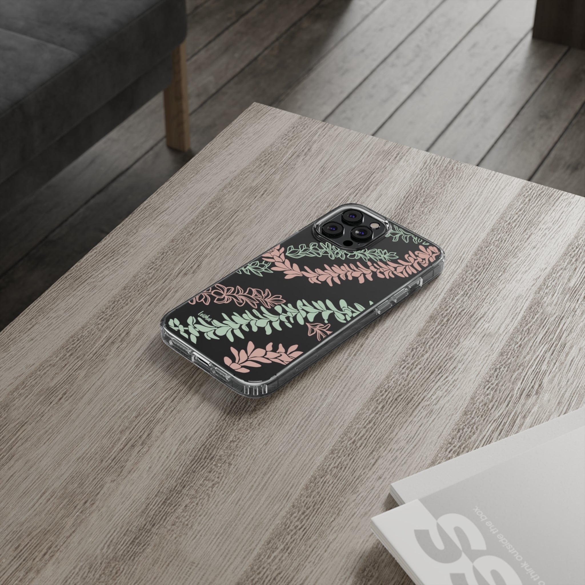 Groovy Pua Melia - Clear Case - LEIOHU DESIGNS