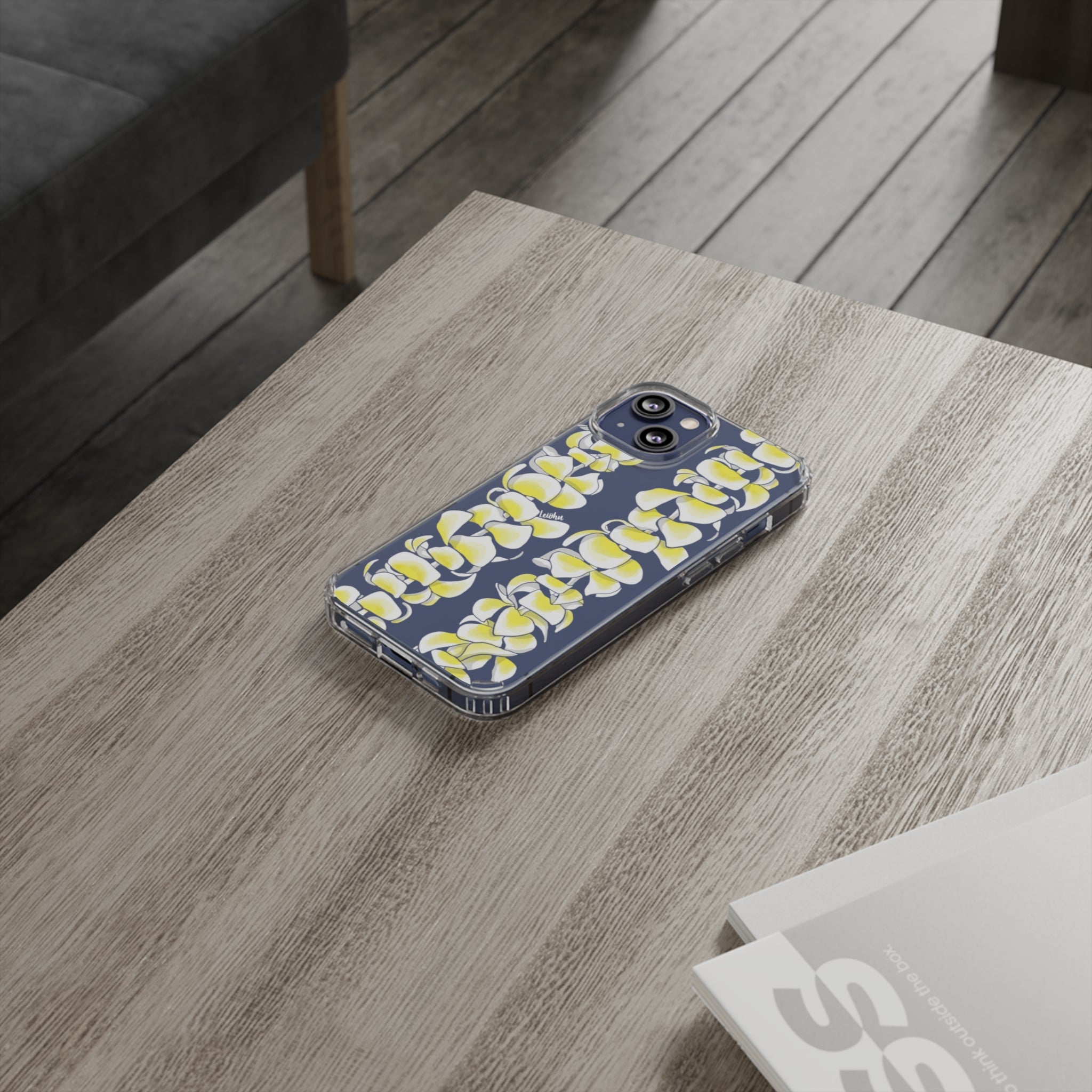 Plumeria Lei - Clear Case - LEIOHU DESIGNS