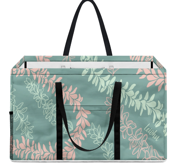 Groovy pua melia - Jumbo Tote - LEIOHU DESIGNS