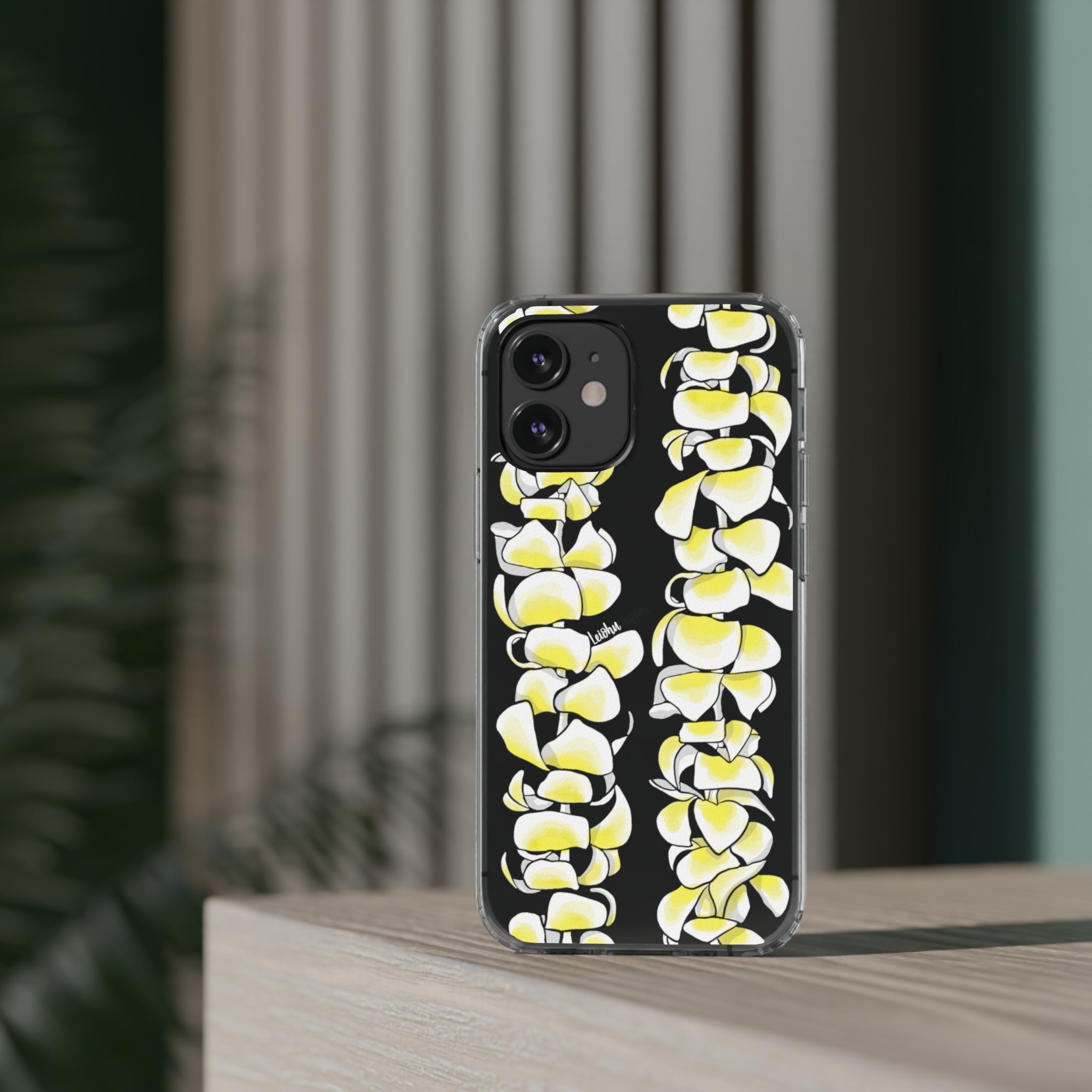 Plumeria Lei - Clear Case - LEIOHU DESIGNS