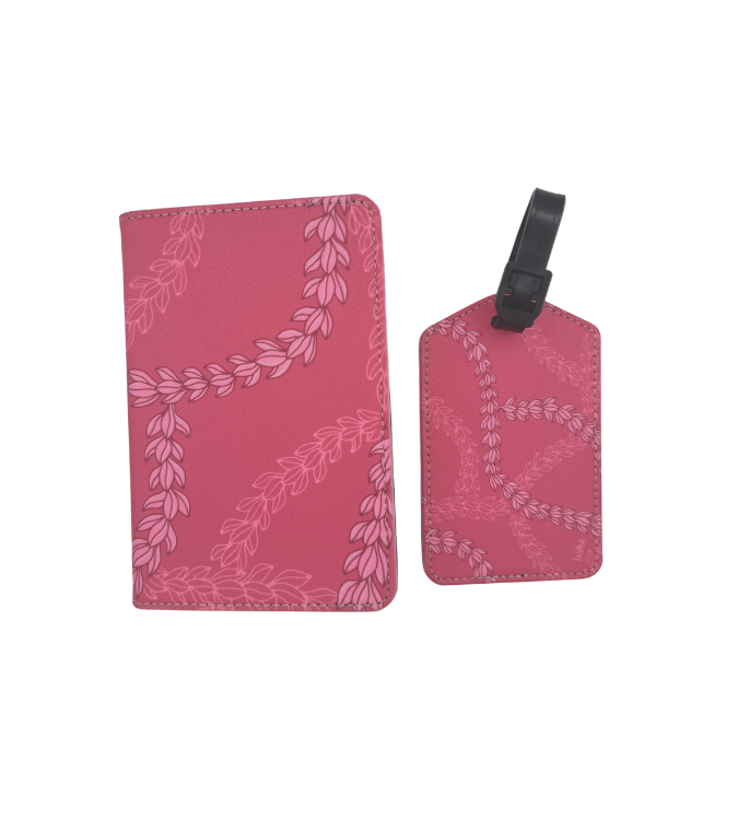 Pakalana Twist - Passport Cover & Luggage Tag Set - LEIOHU DESIGNS