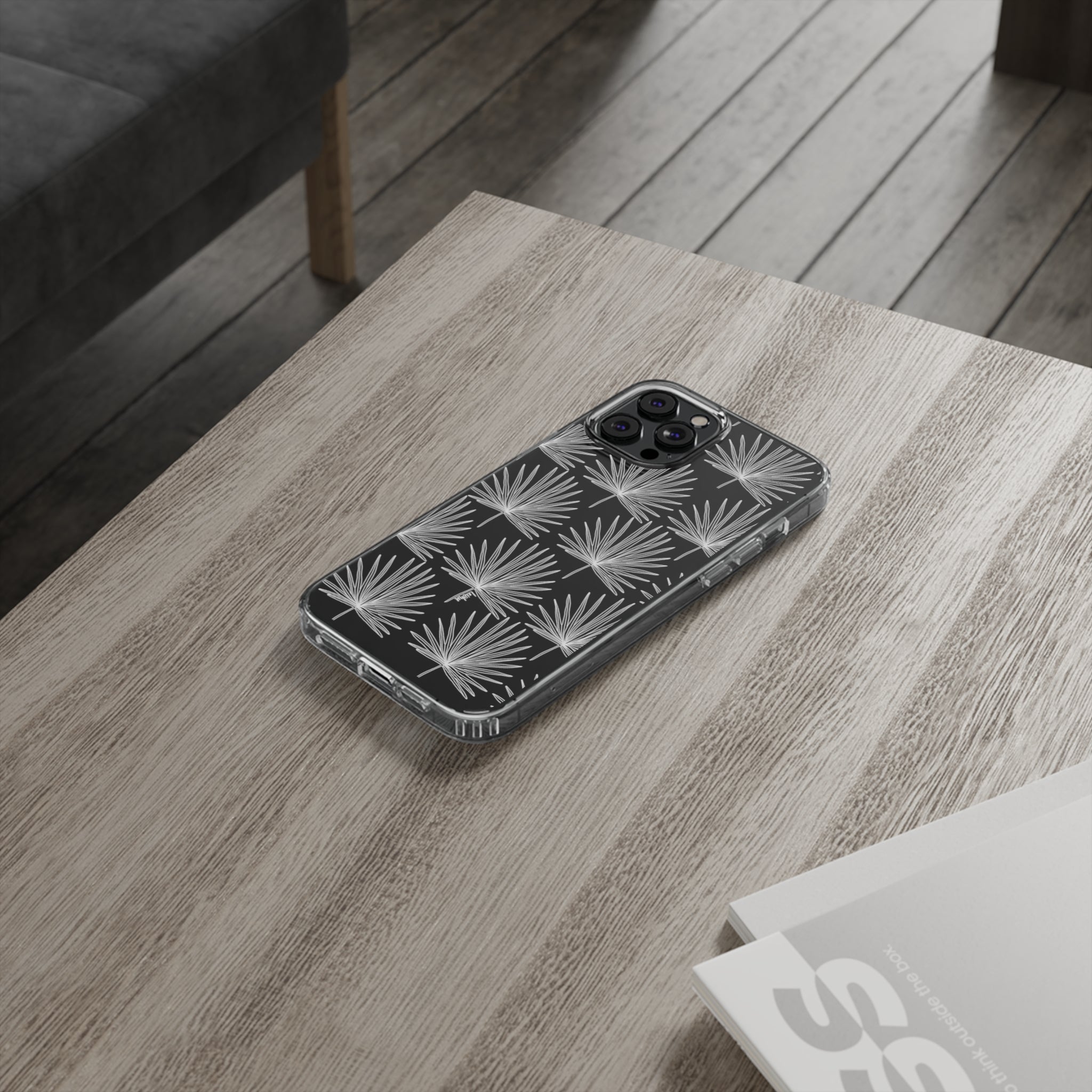 FAN PALM - Clear Case - LEIOHU DESIGNS