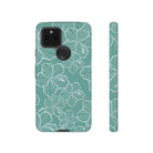 Hibiscus - Teal - Google Pixel - LEIOHU DESIGNS