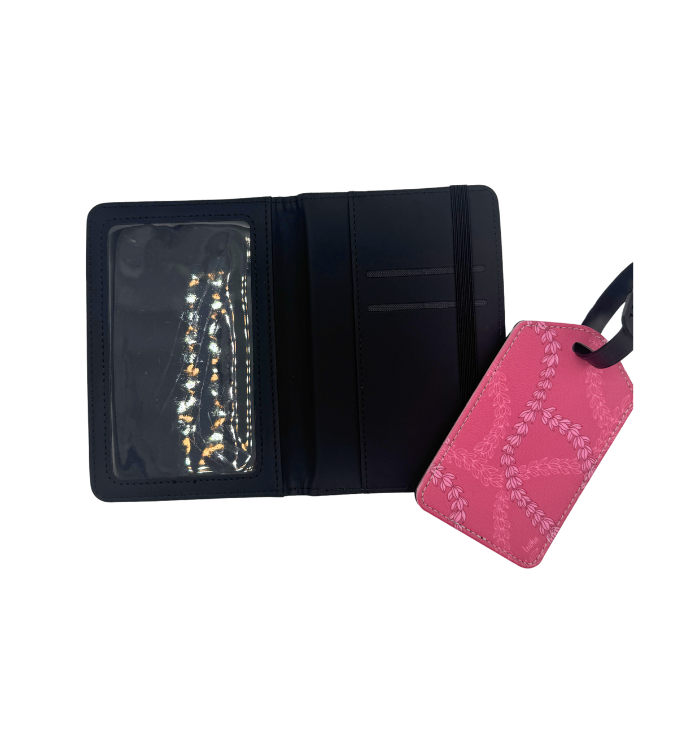 Pakalana Twist - Passport Cover & Luggage Tag Set - LEIOHU DESIGNS