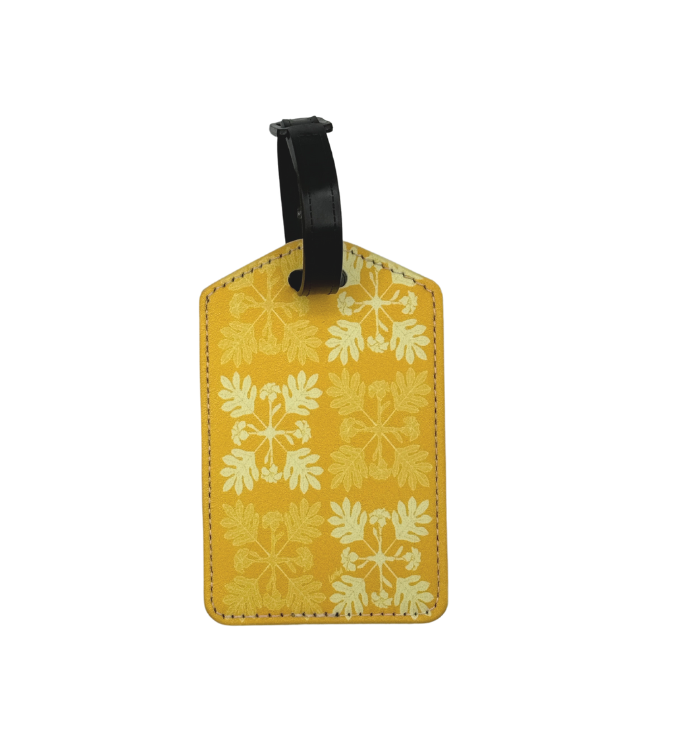 Puakenikeni Quilt - Passport Cover & Luggage Tag - LEIOHU DESIGNS