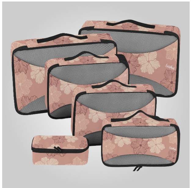 Pink Kou - Packing cubes - LEIOHU DESIGNS
