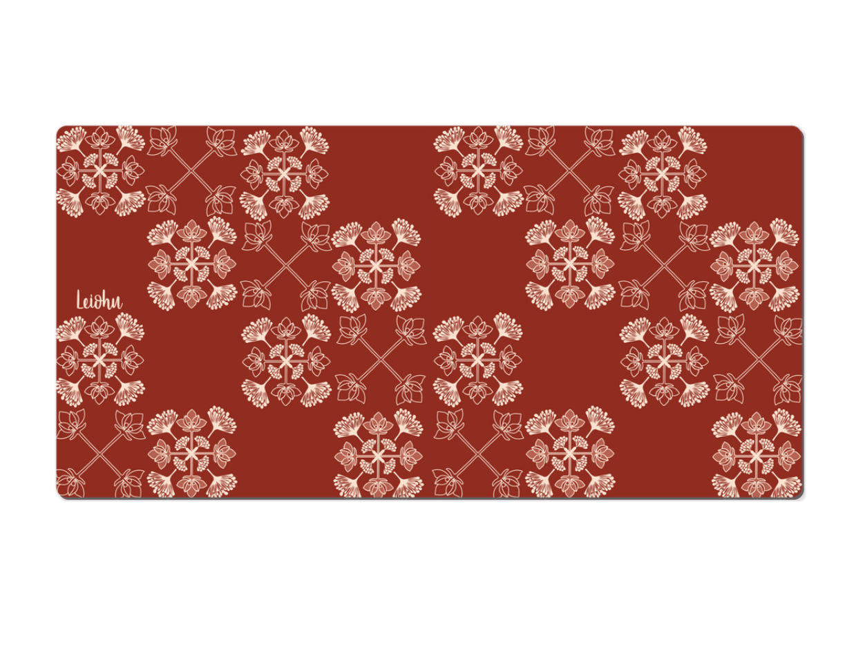 Lehua Quilt - Desk Mat - LEIOHU DESIGNS