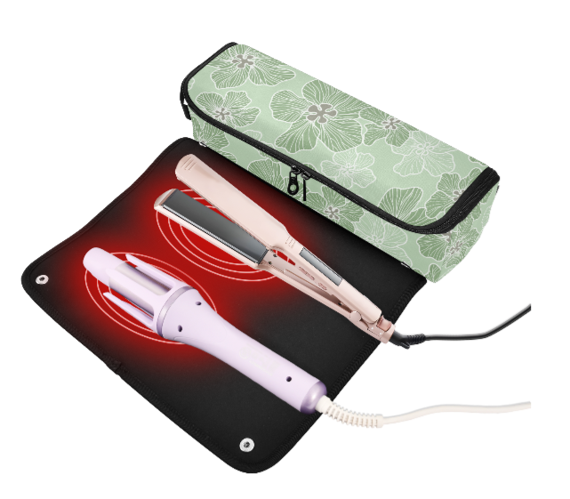 Hair Tool Travel Essential Bag - Hau - 'ōma'oma'o - LEIOHU DESIGNS