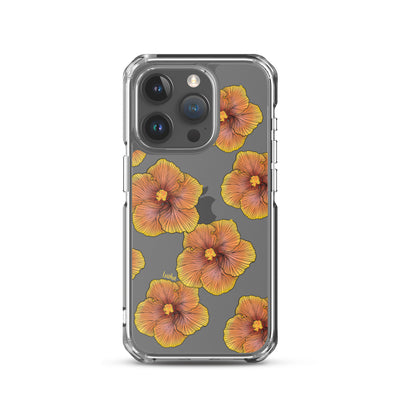 Sunset Hibiscus - Clear Case