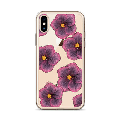 Sunset Hibiscus - Clear case