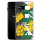 'Ōhi'a Lehua - Melemele - Clear Case for Samsung® - LEIOHU DESIGNS