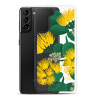 'Ōhi'a Lehua - Melemele - Clear Case for Samsung® - LEIOHU DESIGNS