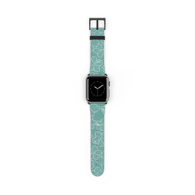 Hibiscus - Teal - Watch Band