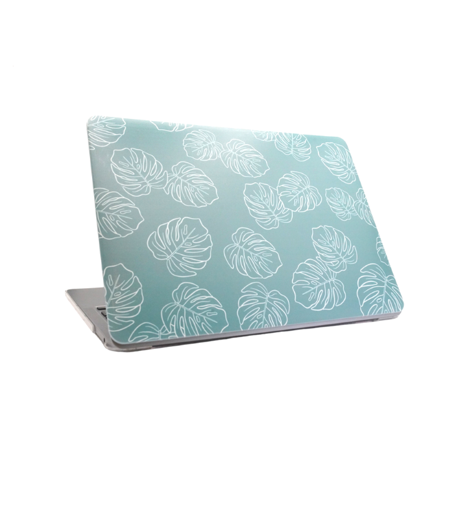 Monstera - Teal - Macbook Hardshell