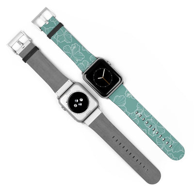 Hibiscus - Teal - Watch Band