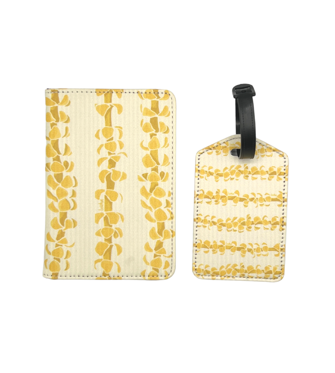 Puakenikeni Lei  - Passport Cover & Luggage Tag