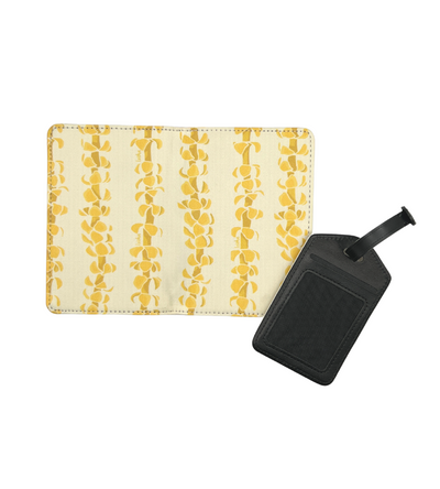 Puakenikeni Lei  - Passport Cover & Luggage Tag