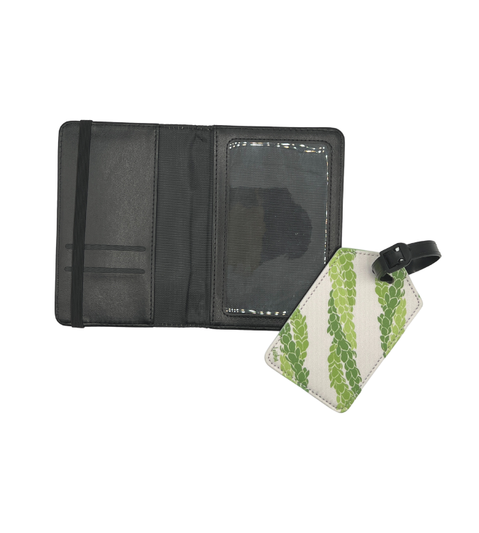 Pakalana Lei - Passport Cover & Luggage Tag Set - LEIOHU DESIGNS
