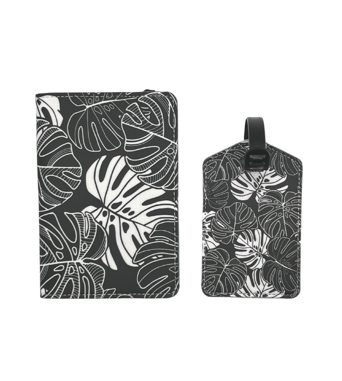 Monstera Dream  - Passport Cover & Luggage Tag Set