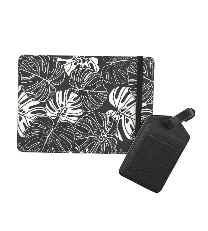 Monstera Dream  - Passport Cover & Luggage Tag Set