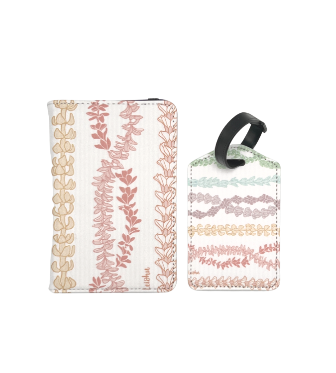 Forever Lei - Passport Cover & Luggage Tag Set - LEIOHU DESIGNS