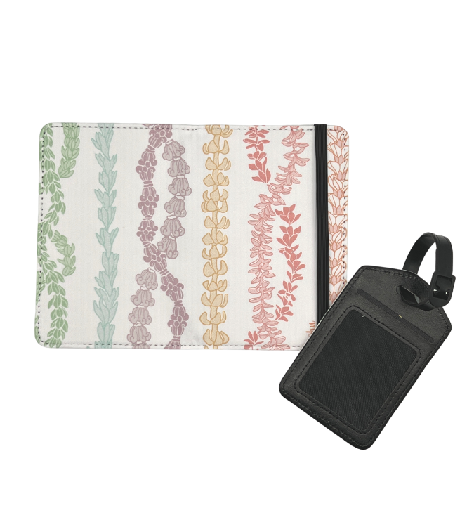 Forever Lei - Passport Cover & Luggage Tag Set - LEIOHU DESIGNS