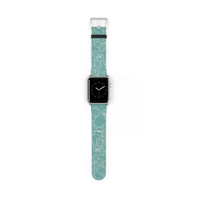 Hibiscus - Teal - Watch Band