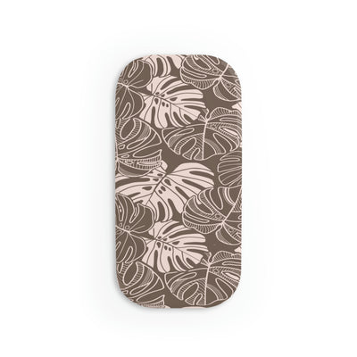 Monstera Dream - Mocha - Phone Click-On Grip