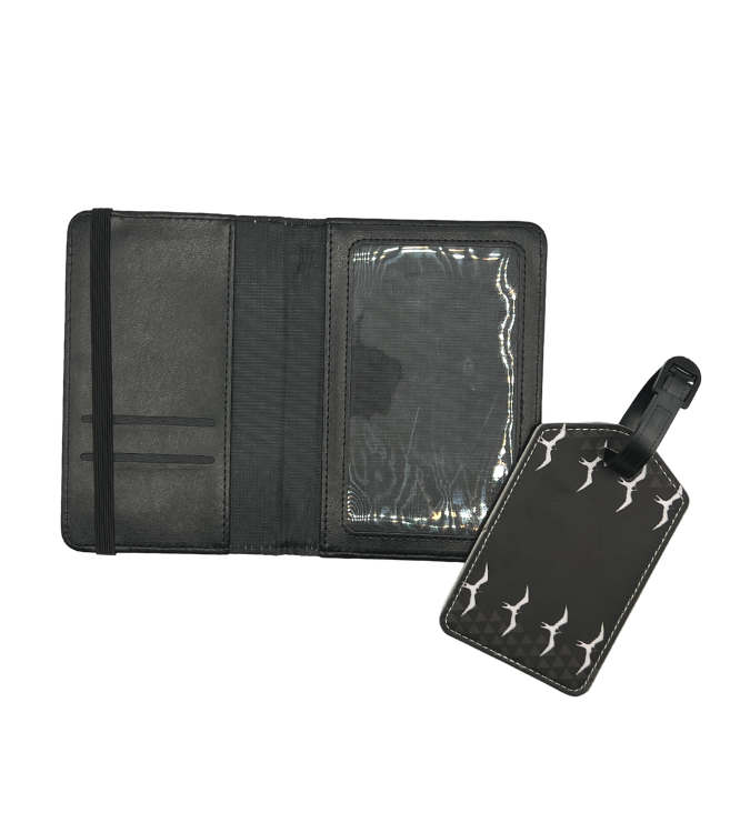 Iwa - Passport Cover & Luggage Tag Set - LEIOHU DESIGNS