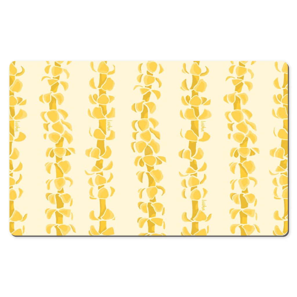 Puakenikeni Lei - Desk Mat