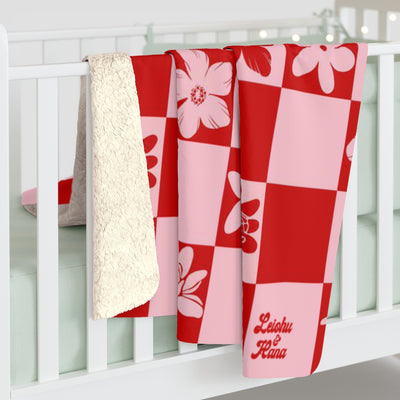 Groovy Summer - 'Ula'ula - Sherpa Fleece Blanket