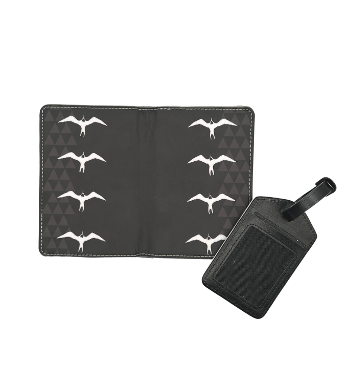 Iwa - Passport Cover & Luggage Tag Set - LEIOHU DESIGNS