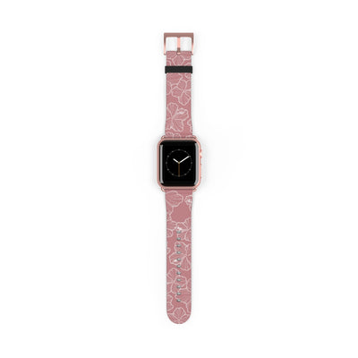 Hibiscus - Mauve - Apple Watch Band