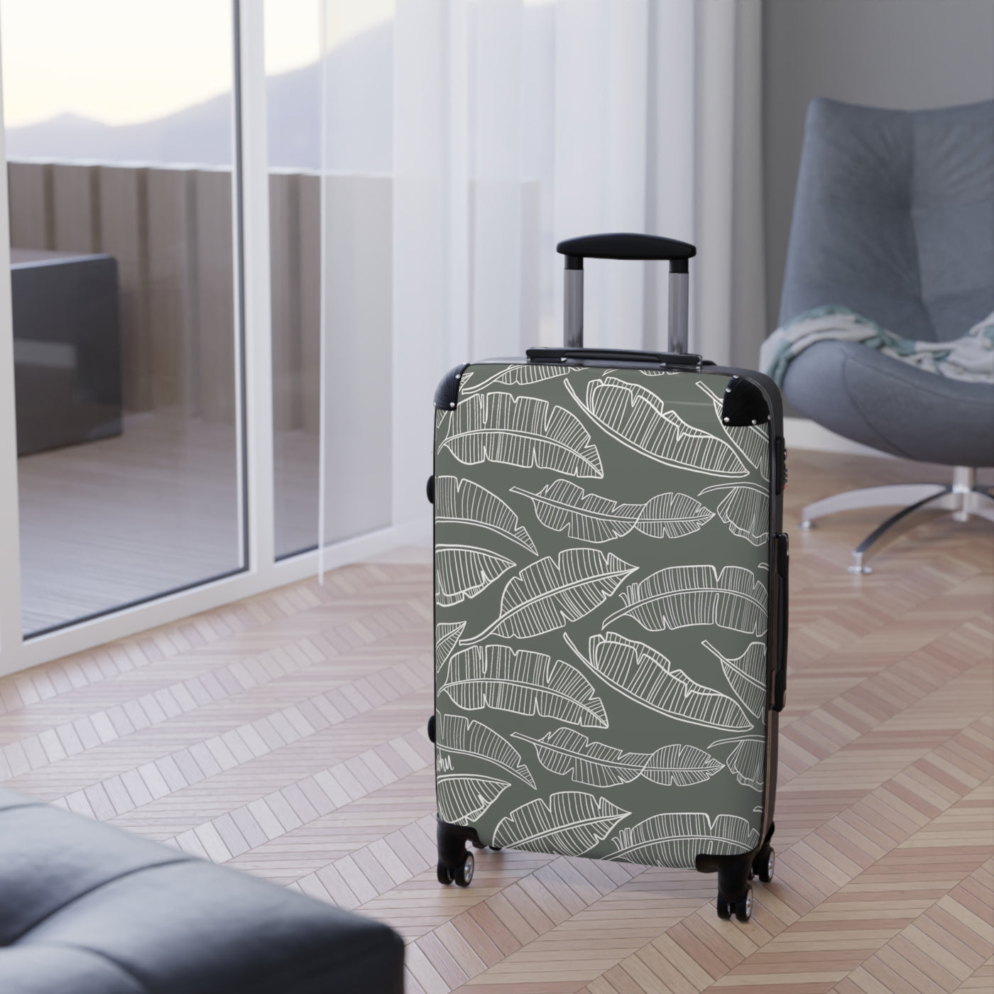 Mai'a - Grey - Cabin Suitcase
