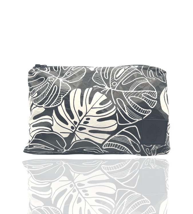 Kahakai Pouch - Medium - Monstera Dream