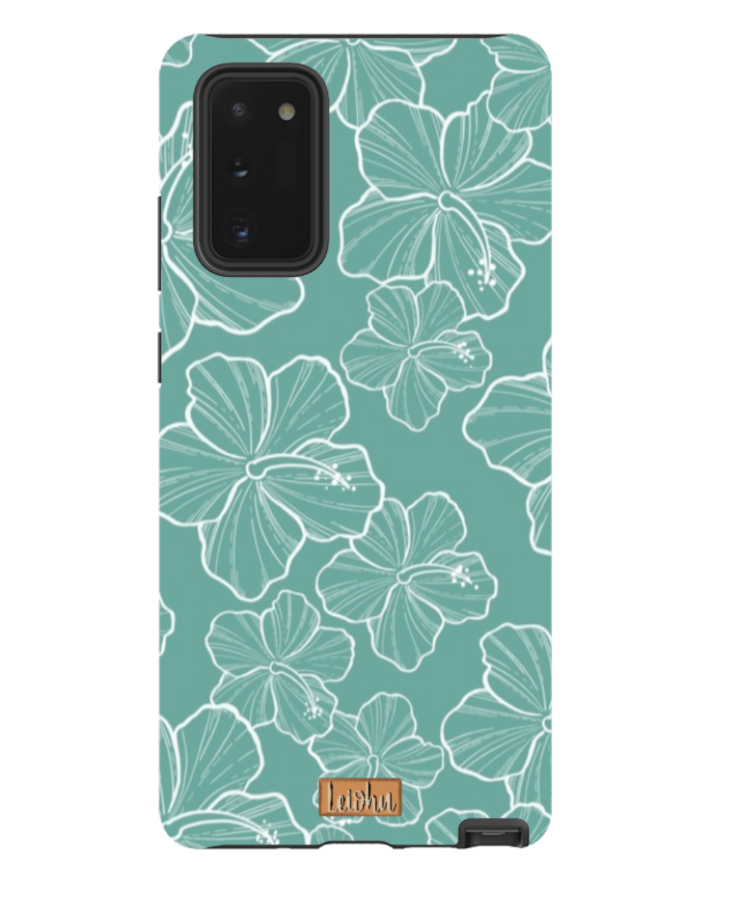 Hibiscus - Teal - Samsung Note