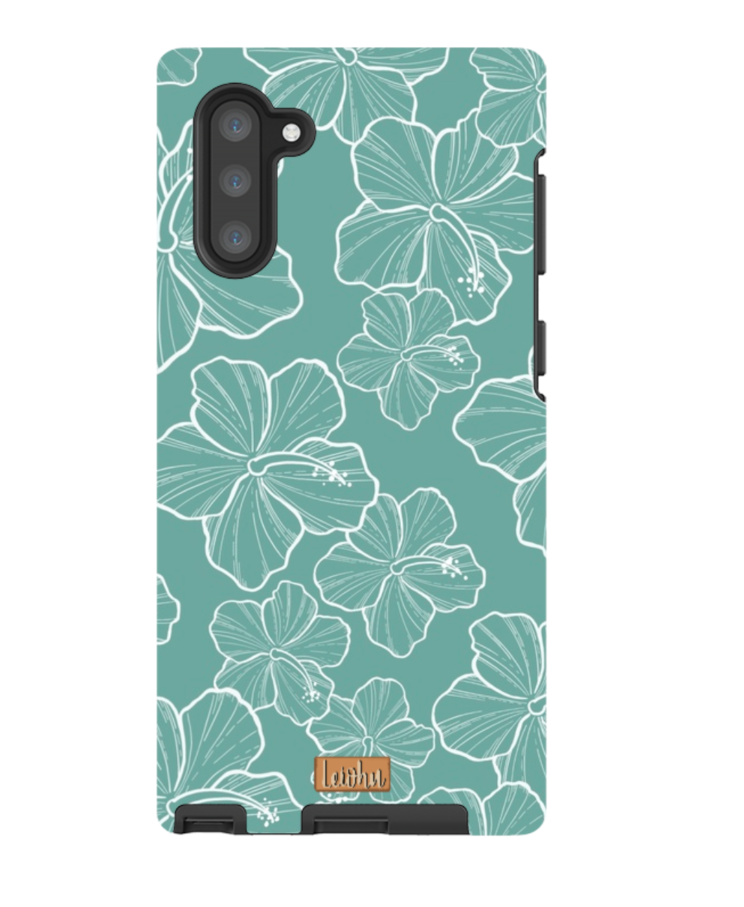 Hibiscus - Teal - Samsung Note
