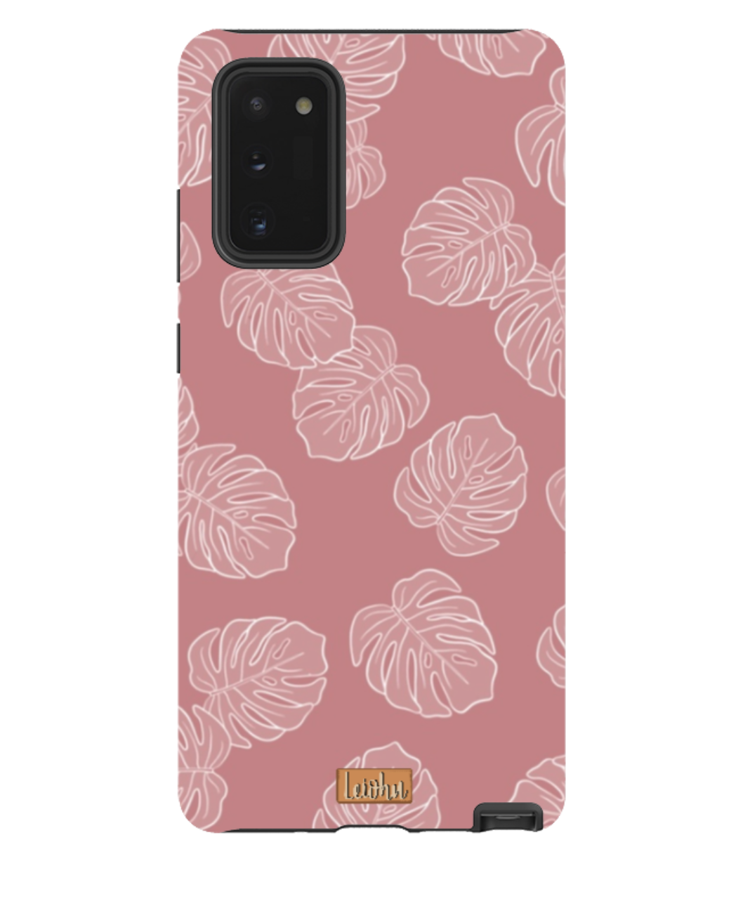Monstera - Mauve - Samsung Note - LEIOHU DESIGNS