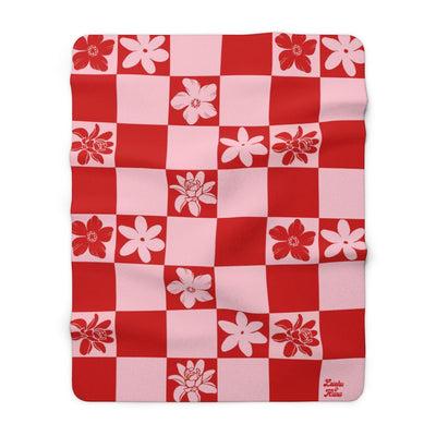 Groovy Summer - 'Ula'ula - Sherpa Fleece Blanket