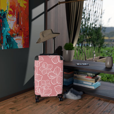 Hibiscus - mauve - Cabin Suitcase