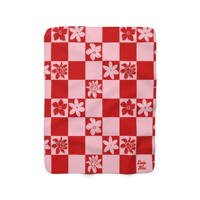 Groovy Summer - 'Ula'ula - Sherpa Fleece Blanket
