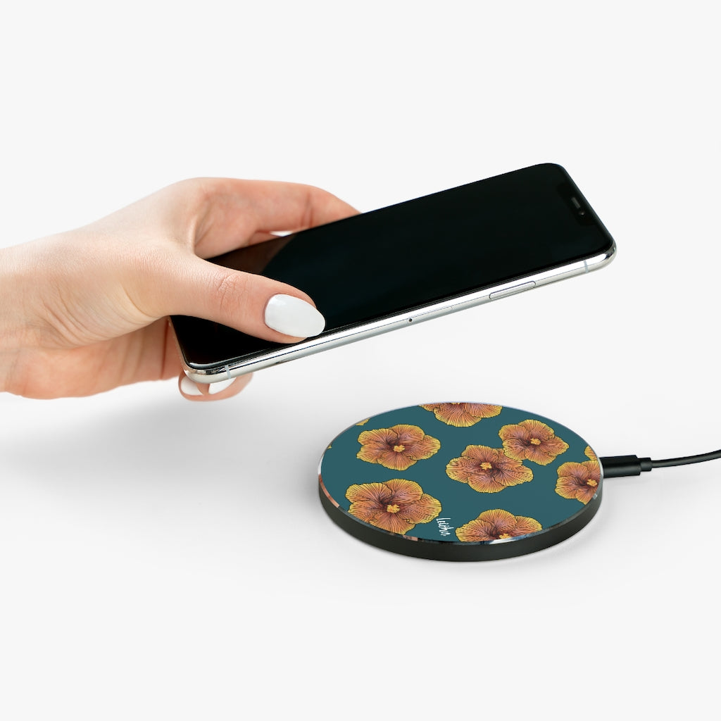 Sunrise Hibiscus - Wireless Charger
