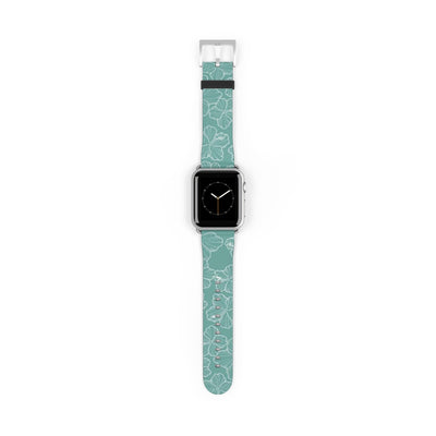 Hibiscus - Teal - Watch Band