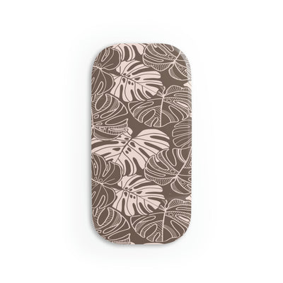 Monstera Dream - Mocha - Phone Click-On Grip