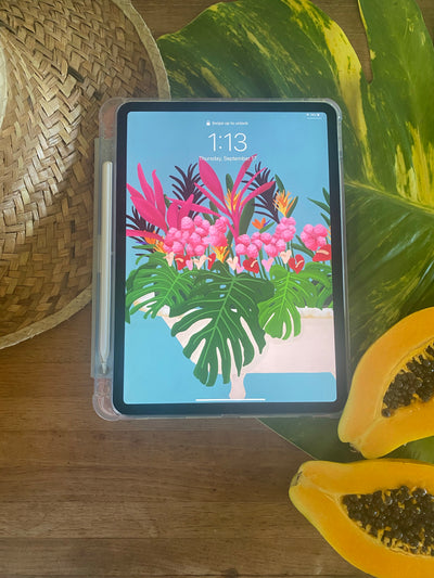 Hau - ‘Ōma’oma’o - iPad Case