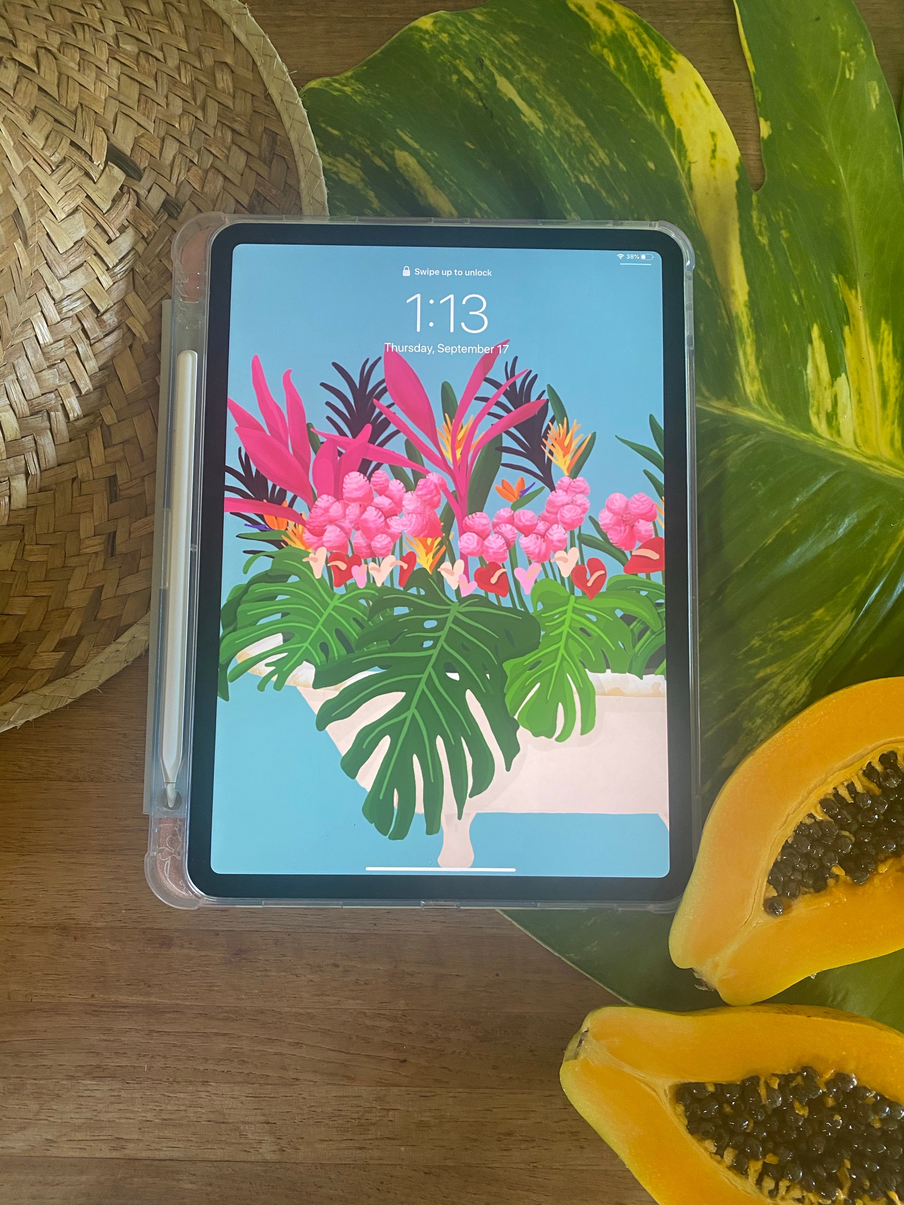 ‘Ōhi’a Lehua - iPad Case - LEIOHU DESIGNS