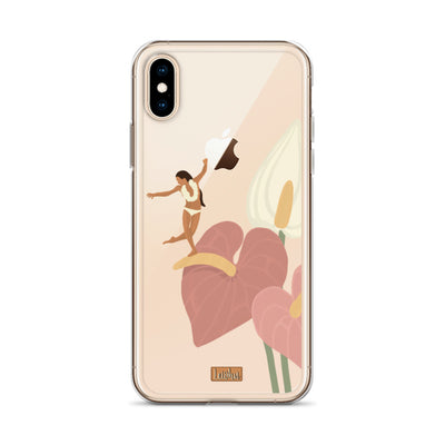 He'e Nalu - Anthurium - iPhone Case
