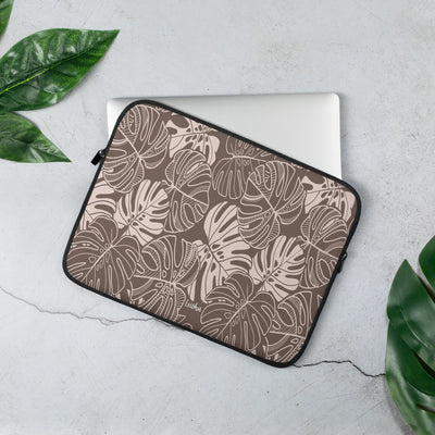 Monstera Dream - Mocha - Laptop Sleeve